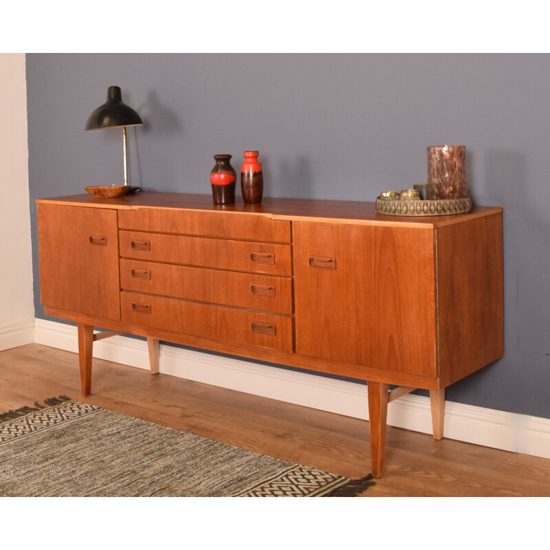 Vintage teak sideboard for Beautility, 1960s 