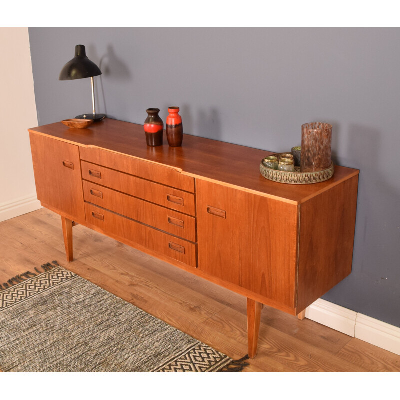 Vintage teak sideboard for Beautility, 1960s 