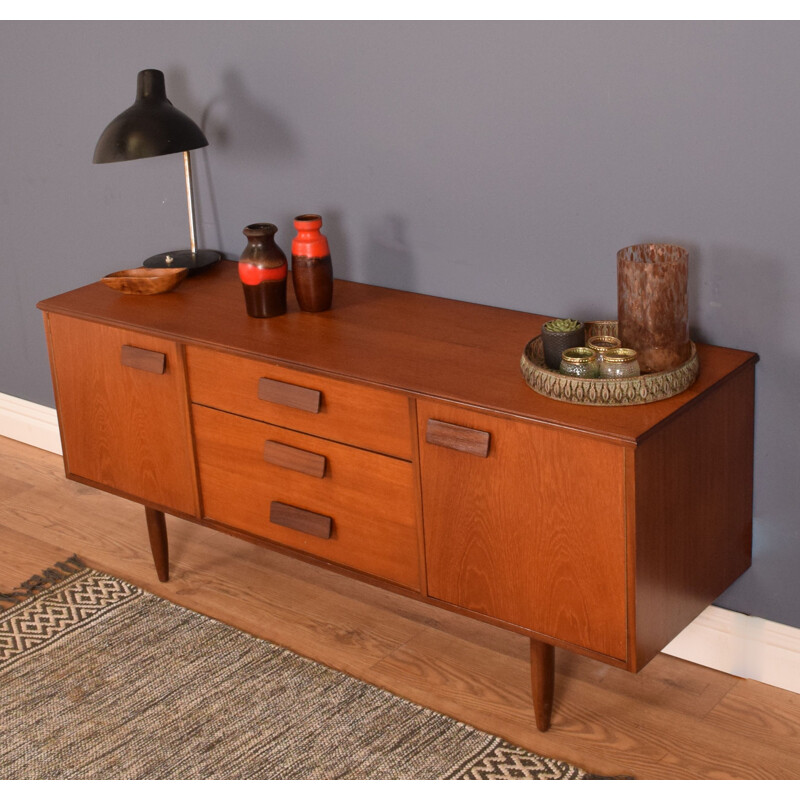 Mid century short teak sideboard for White & Newton, 1960s