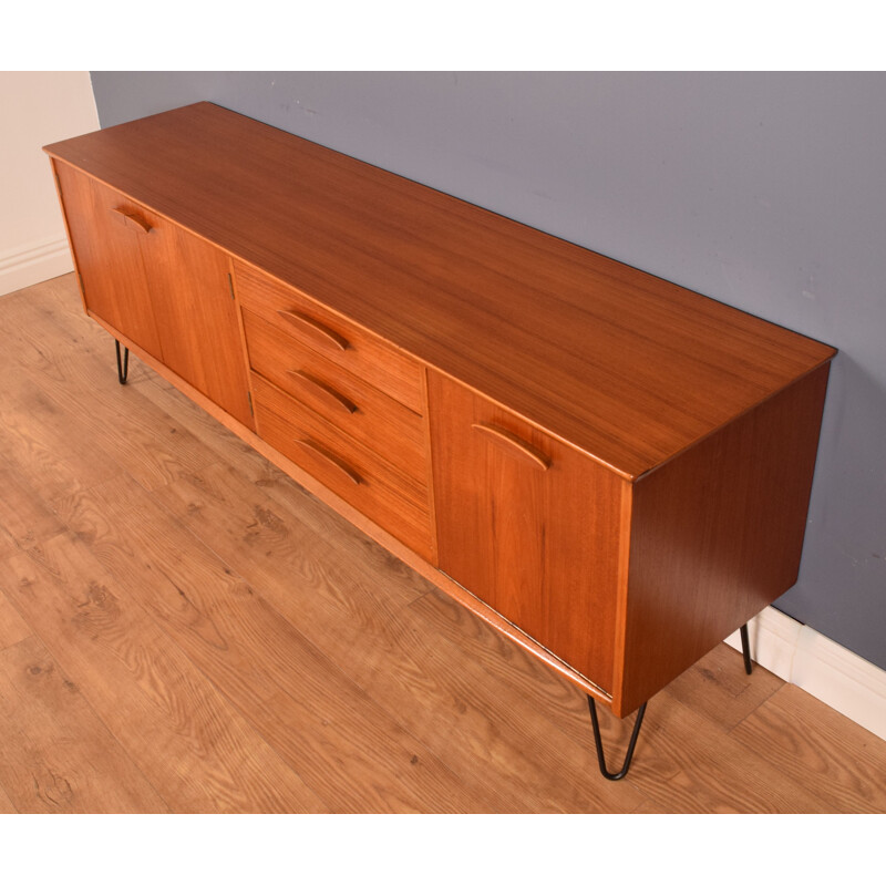 Mid century teak sideboard on hairpin legs for Jentique, 1960s