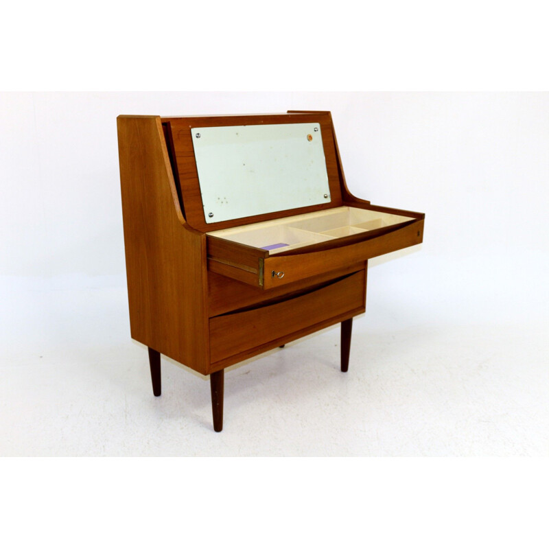 Vintage teak dressing table, Denmark 1960s