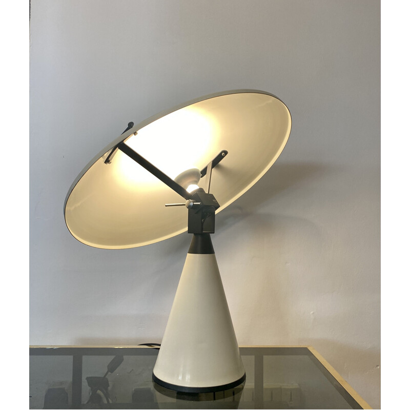 Vintage radar table lamp Martinelli Luce by Elio Martinelli