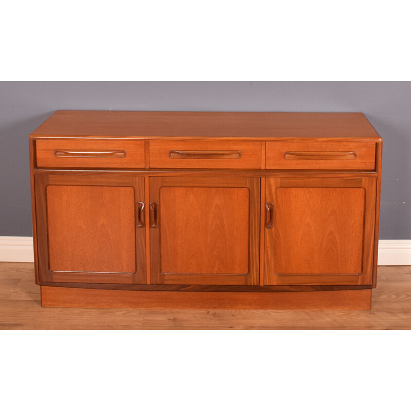 Mid century teak fresco plinth base sideboard for G Plan, 1960s