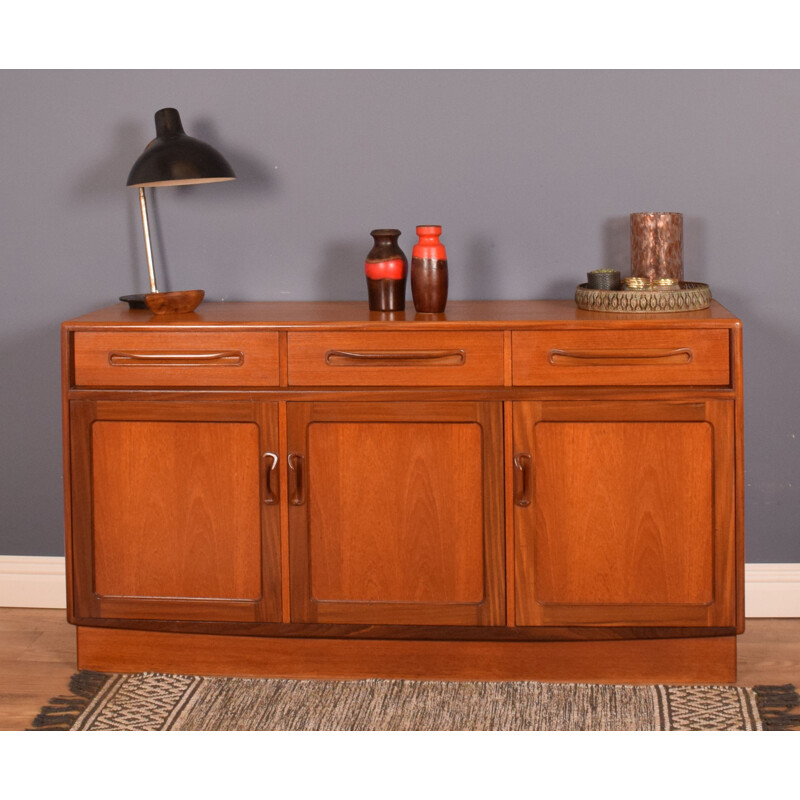 Mid century teak fresco plinth base sideboard for G Plan, 1960s