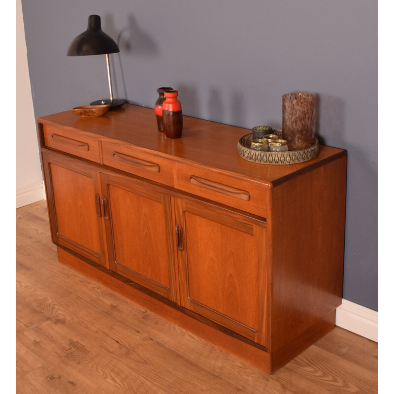 Mid century teak fresco plinth base sideboard for G Plan, 1960s