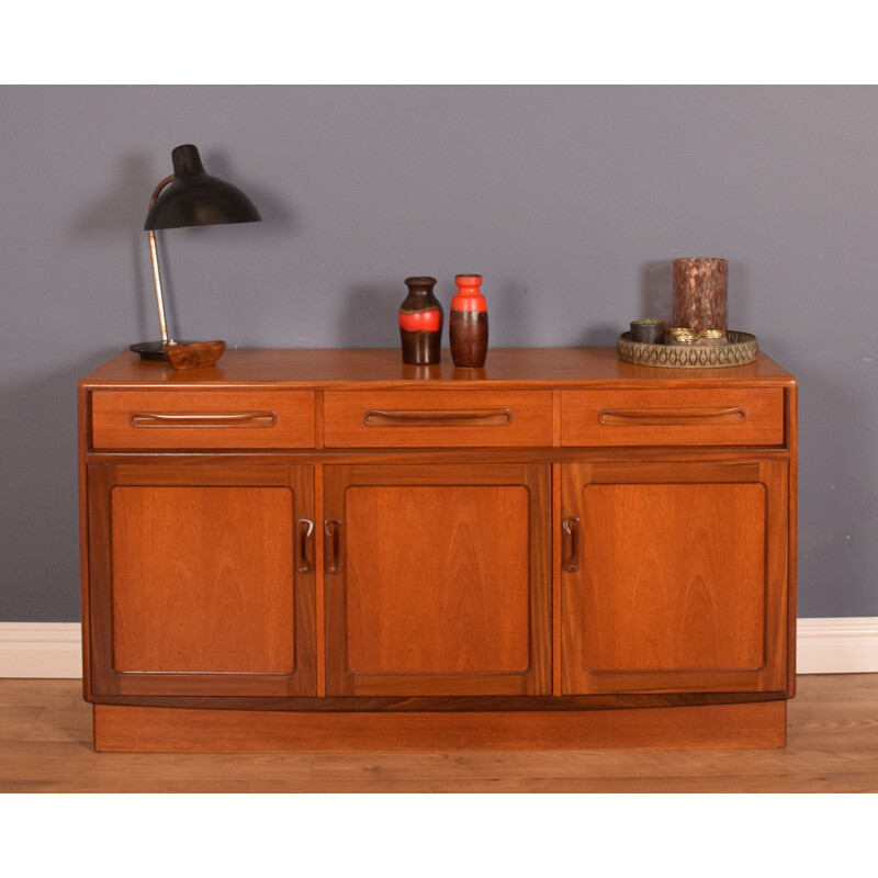 Mid century teak fresco plinth base sideboard for G Plan, 1960s