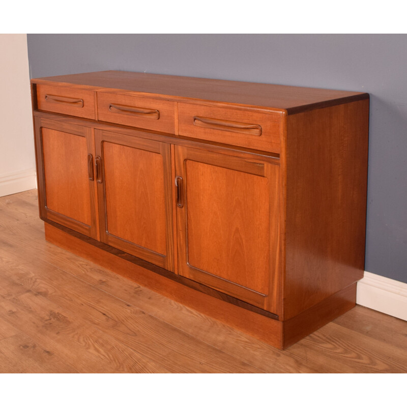 Mid century teak fresco plinth base sideboard for G Plan, 1960s