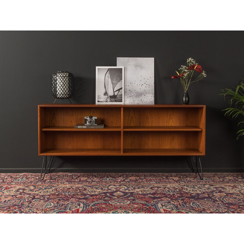 Mid century sideboard in teak venner wirh 2 shelves for WK Möbel, 1960s