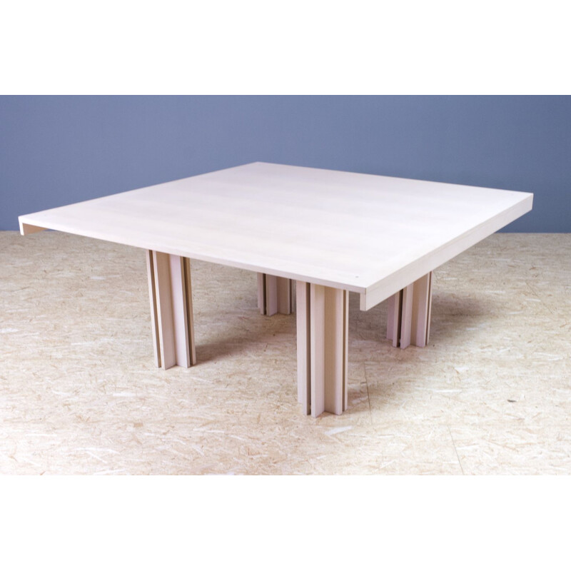 Large Italian Vintage Quatour table by Carlo Scarpa for Gavina 1974