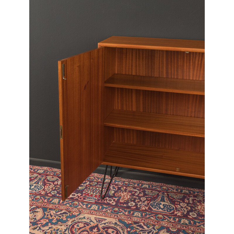 Mid century dresser in teak veneer with 2 doors for WK Möbel, Germany 1960s