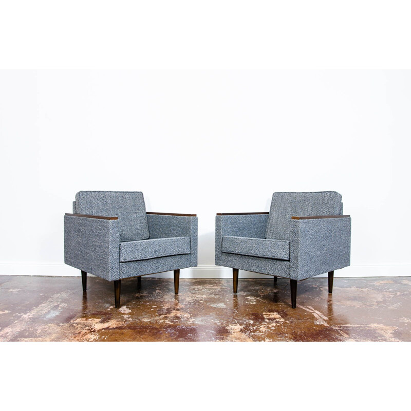 Pair of vintage Nowe-B armchairs from Nowińskie Fabryki Mebli, Poland 1970s