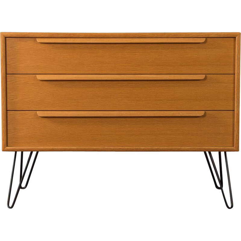 Mid century chest of drawers WK Möbel in oak veneer, 1960s 