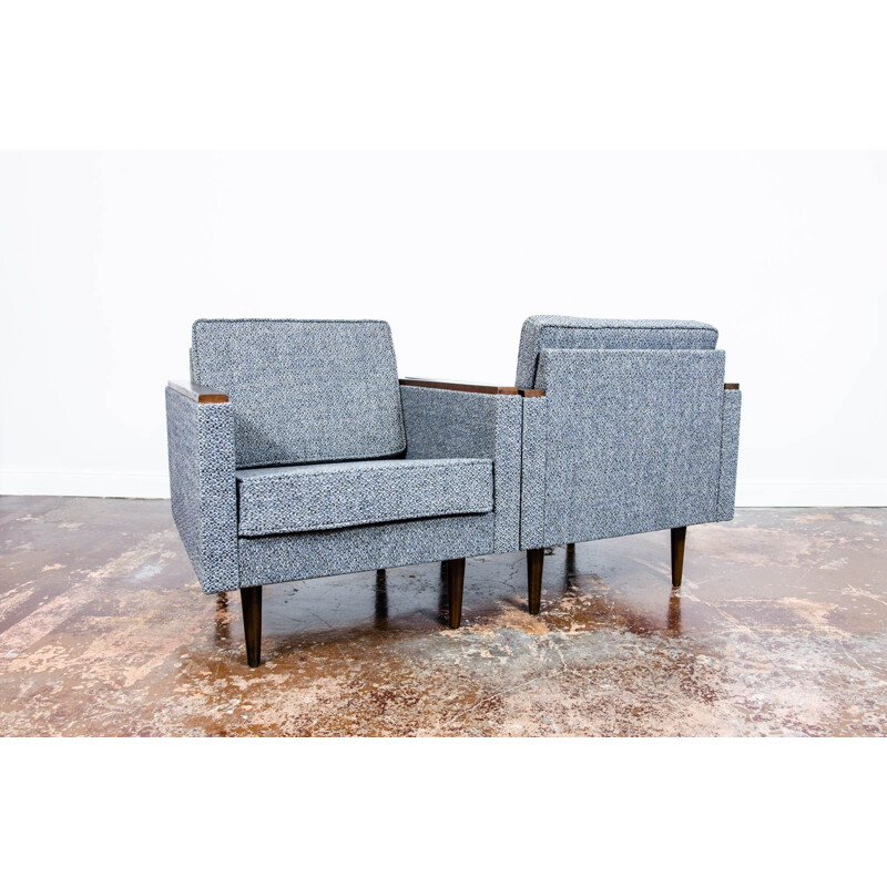 Pair of vintage Nowe-B armchairs from Nowińskie Fabryki Mebli, Poland 1970s