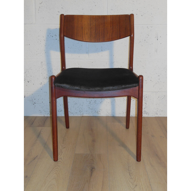 Suite of 4 Scandinavian chairs - 1960s