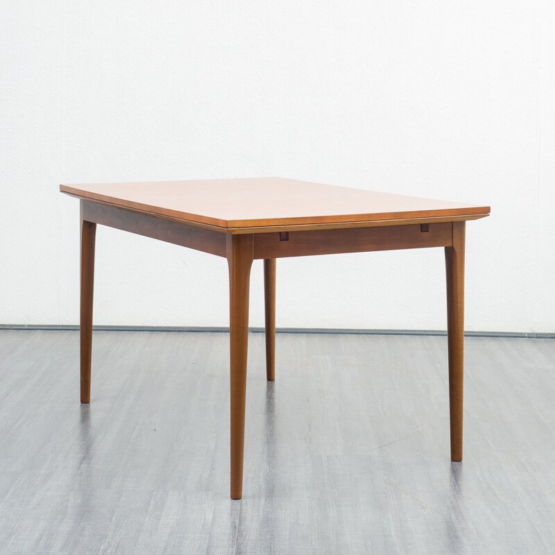 Mid century walnut dining table by Lübke, Germany 1960s