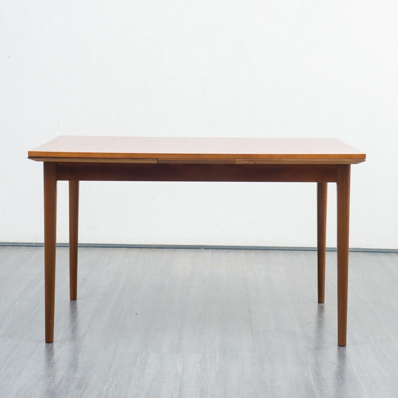 Mid century walnut dining table by Lübke, Germany 1960s