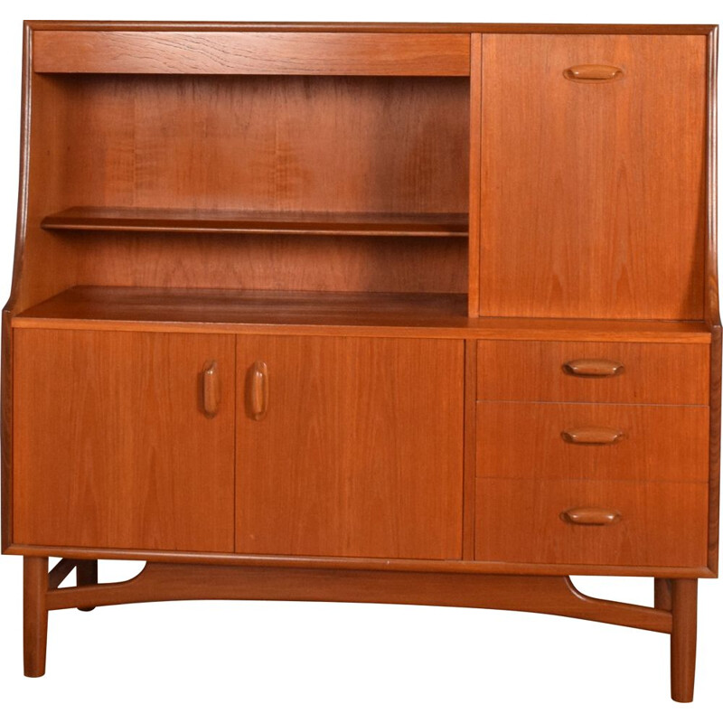 Vintage teak highboard by Victor Wilkins for G Plan, Scandinavian 1960