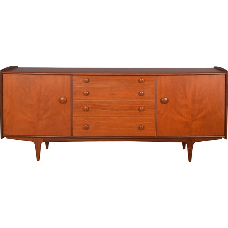 Mid century long teak sideboard by A.Younger for Afromosia