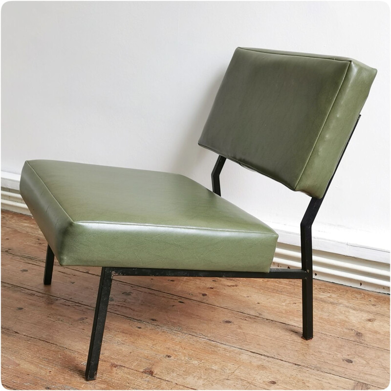 Pair of vintage modernist armchairs, 1960s