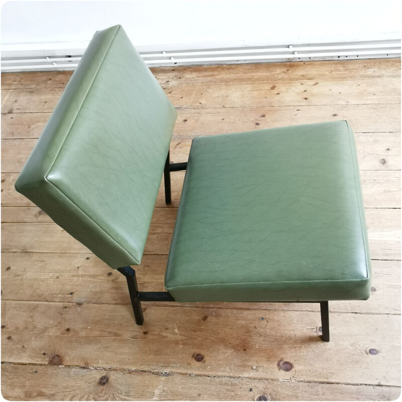 Paar vintage modernistische fauteuils, 1960