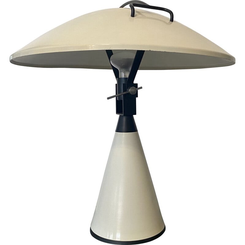 Vintage radar table lamp Martinelli Luce by Elio Martinelli