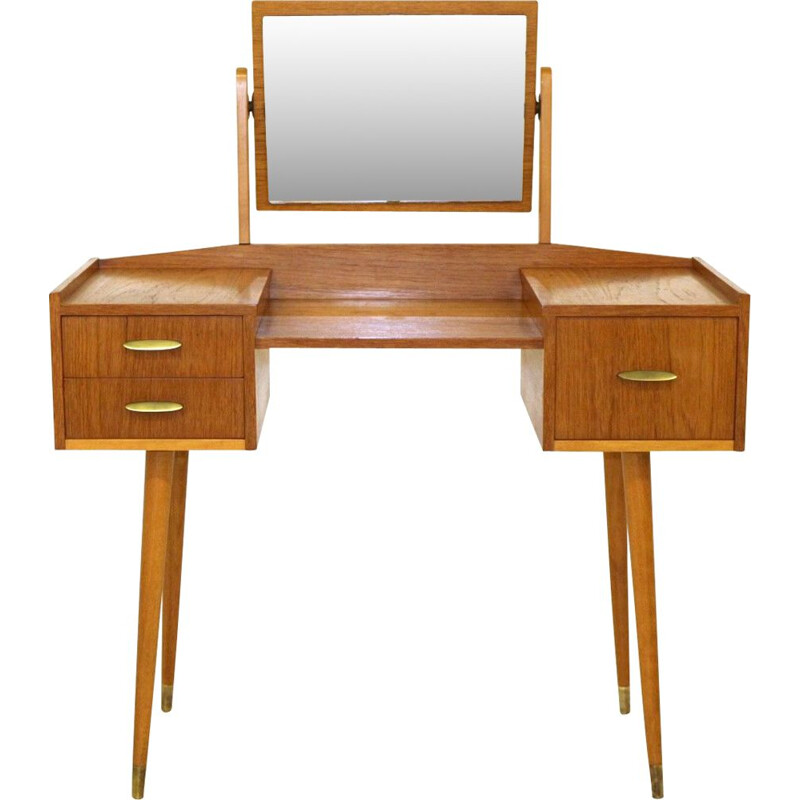 Vintage Swedish oak dressing table, 1960