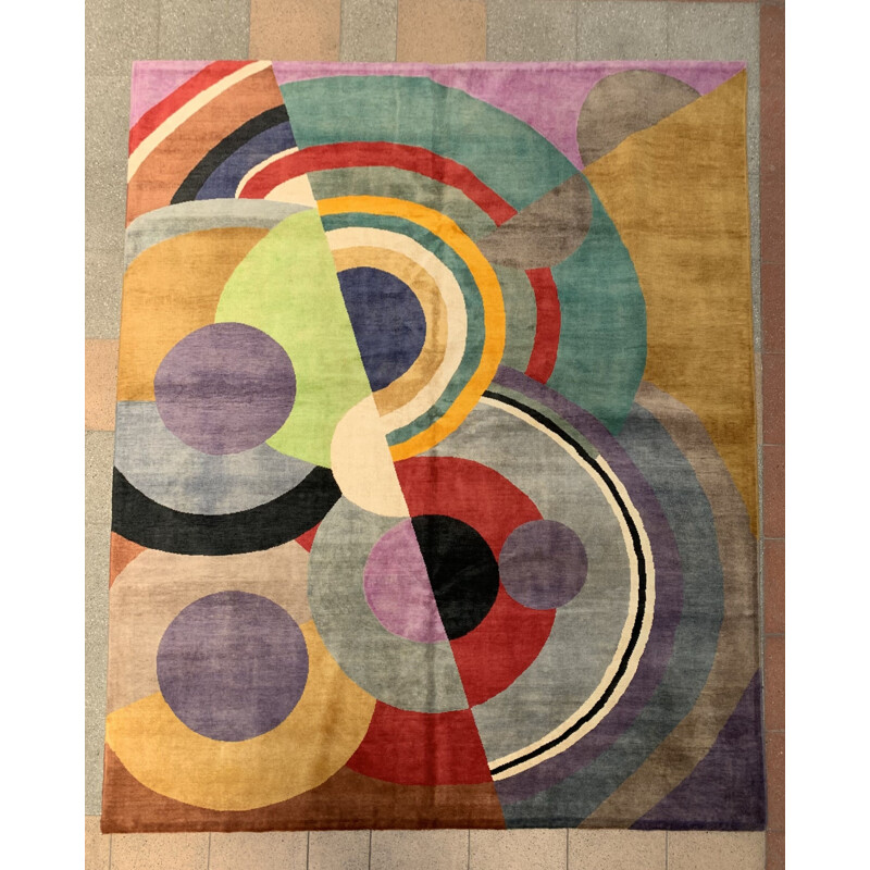 Carpet after Sonia Delaunay