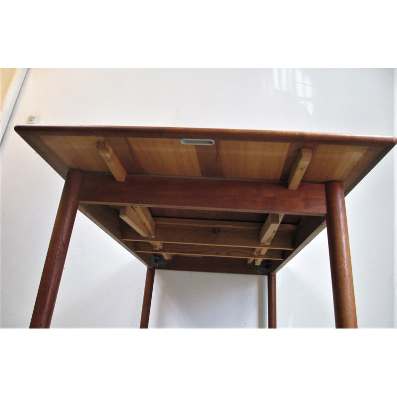 Vintage extendable mid century table Denmark, 1960s