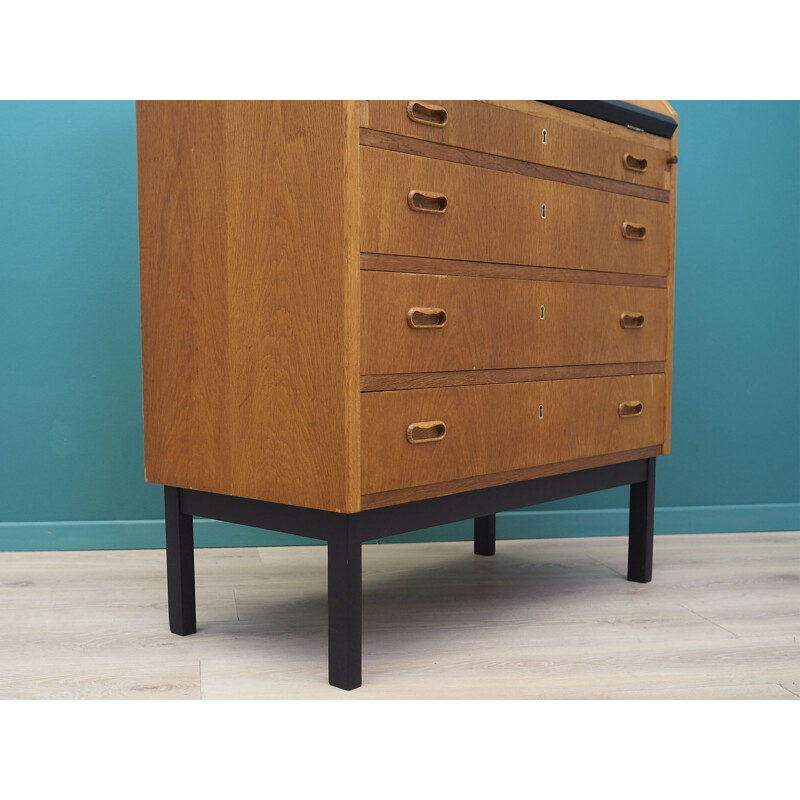 Mid century secretary in oak Denmark, 1960s