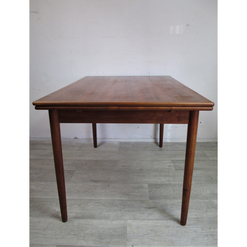 Vintage extendable mid century table Denmark, 1960s