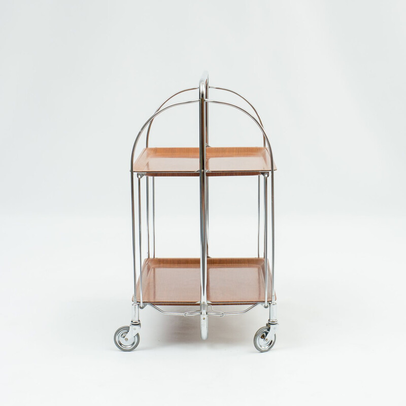 Vintage classic serving trolley foldable Dinett, 1960s