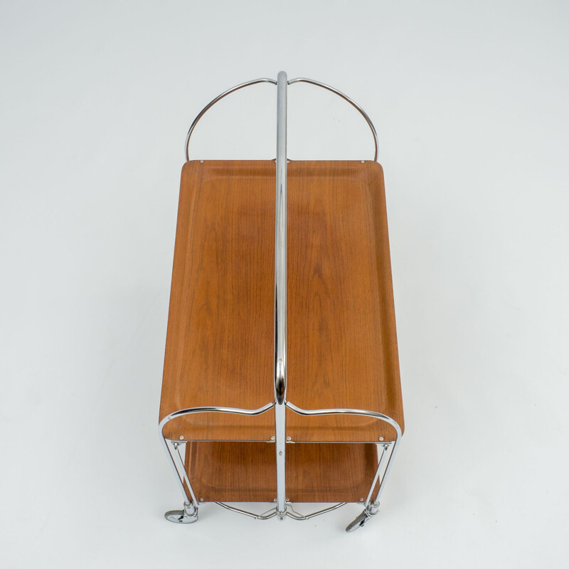 Vintage classic serving trolley foldable Dinett, 1960s