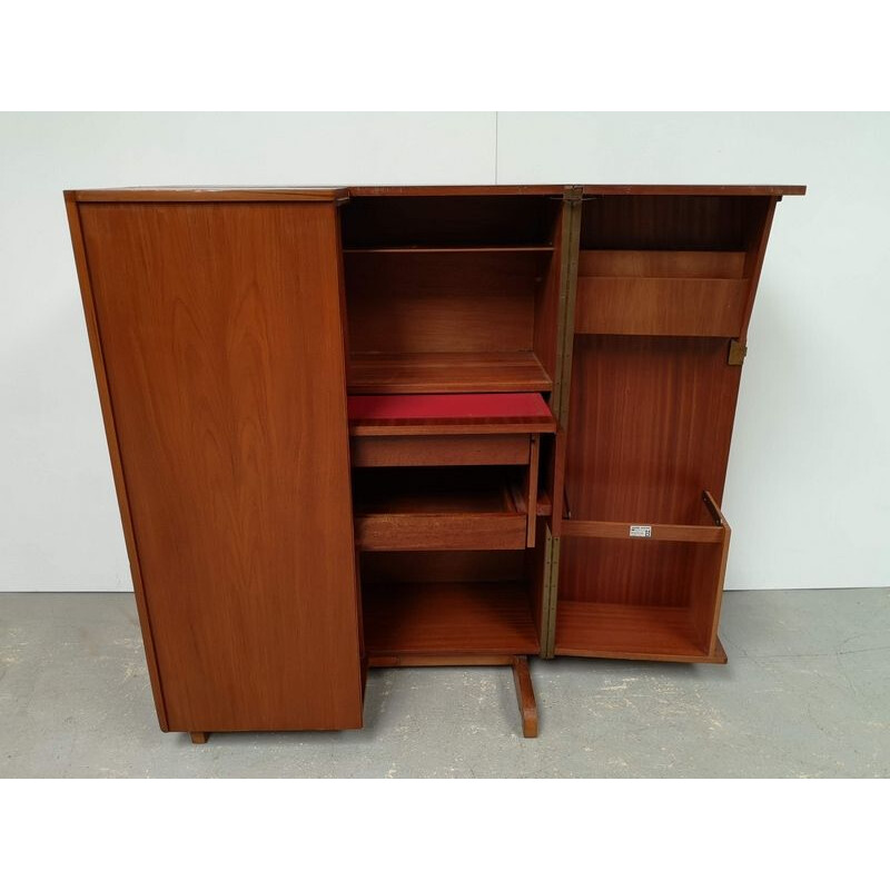 Vintage teak desk box 1970s
