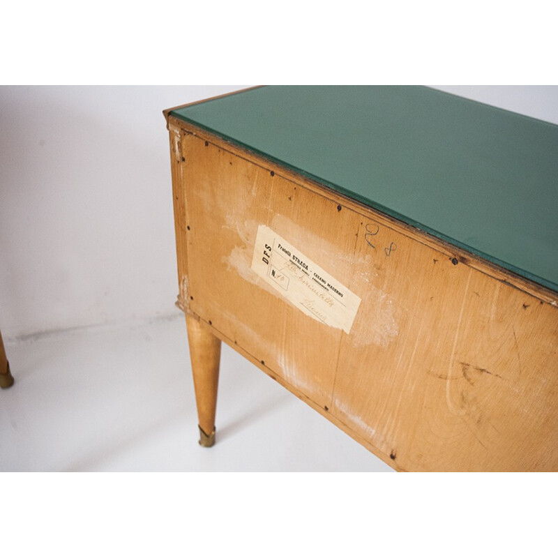 Set of 2 Italian nesting tables in wood - 1950s