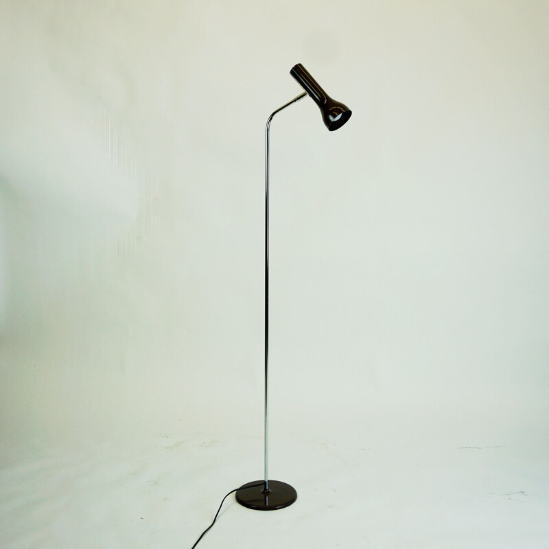 Vintage chrome spot floor lamp by LAD Team for Swiss Lamps, 1960s 