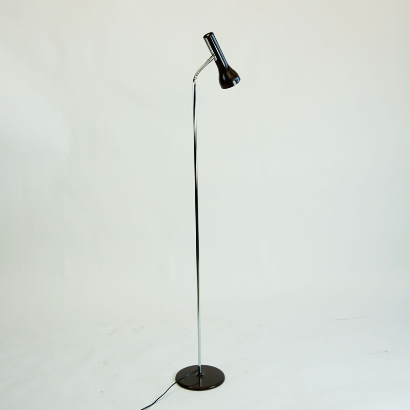 Vintage chrome spot floor lamp by LAD Team for Swiss Lamps, 1960s 