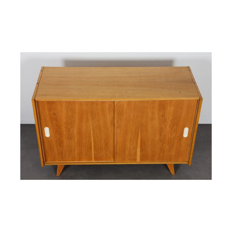 Vintage wooden chest of drawers model U-452 by Jiri Jiroutek, 1960s