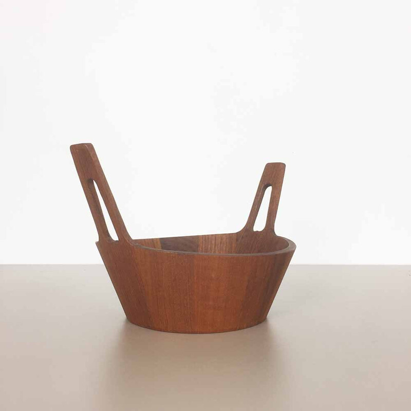 Italian Anri Form bowl in teak wood - 1960s