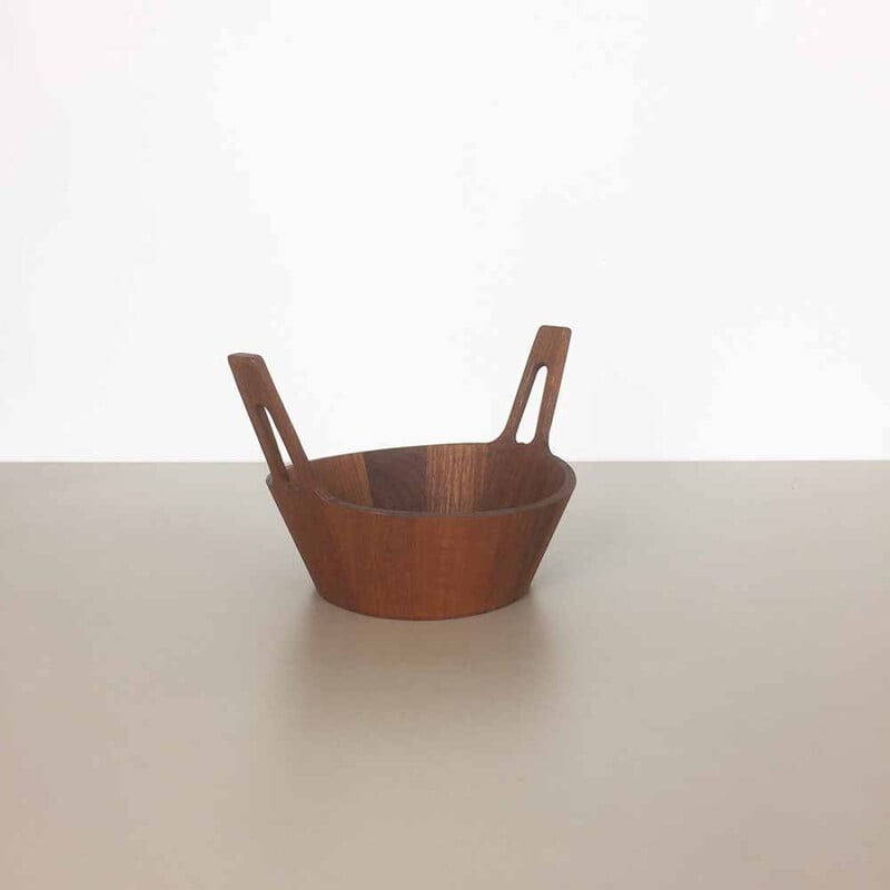 Italian Anri Form bowl in teak wood - 1960s