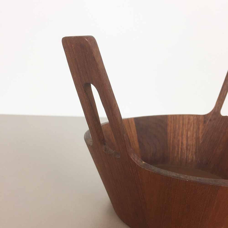 Italian Anri Form bowl in teak wood - 1960s