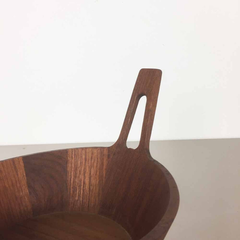 Italian Anri Form bowl in teak wood - 1960s