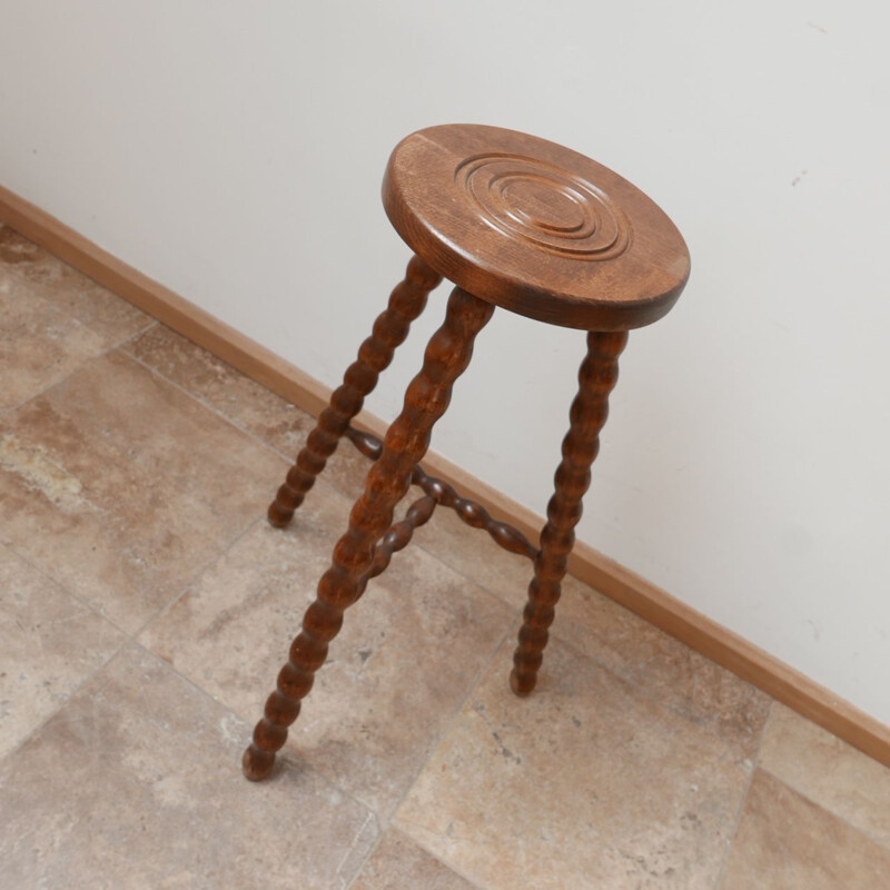 French mid century side table by Bobbin Selette sculpture, 1960s