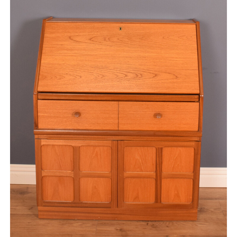 Mid century squares teak desk by Nathan, 1960s 