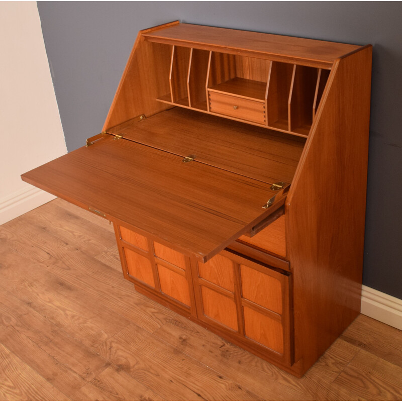 Mid century squares teak desk by Nathan, 1960s 