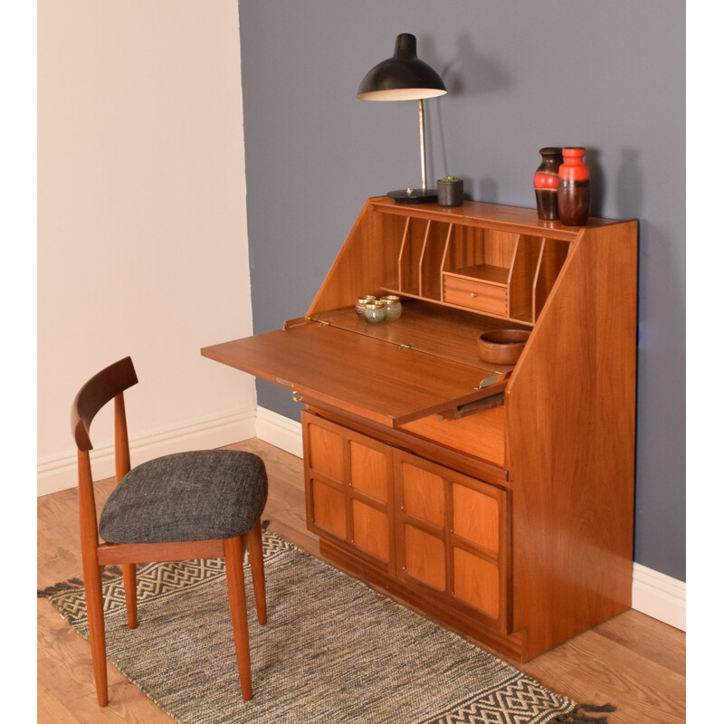 Mid century squares teak desk by Nathan, 1960s 