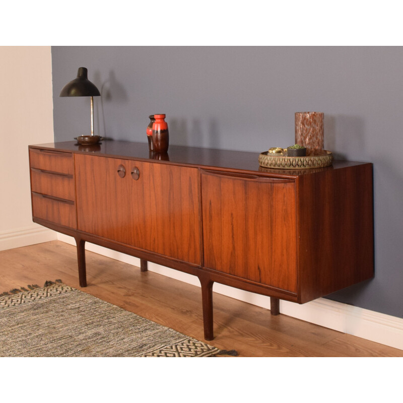 Mid century long rosewood sideboard by Tom Robertson for Mcintosh Torpedo, 1960s
