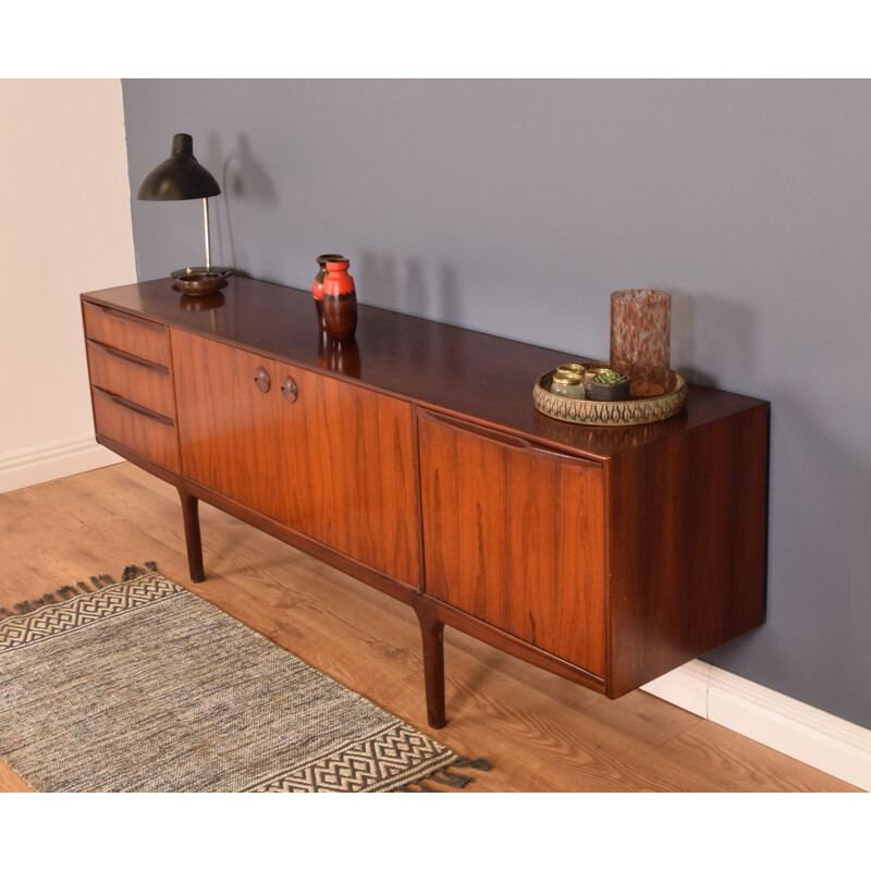 Mid century long rosewood sideboard by Tom Robertson for Mcintosh Torpedo, 1960s