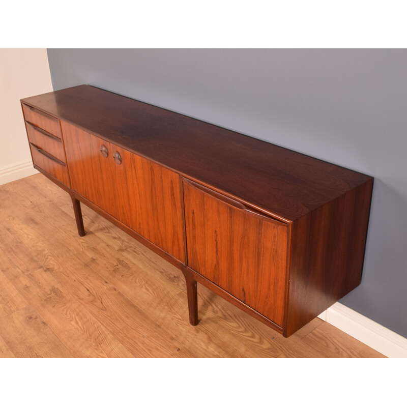 Mid century long rosewood sideboard by Tom Robertson for Mcintosh Torpedo, 1960s