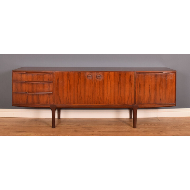 Mid century long rosewood sideboard by Tom Robertson for Mcintosh Torpedo, 1960s