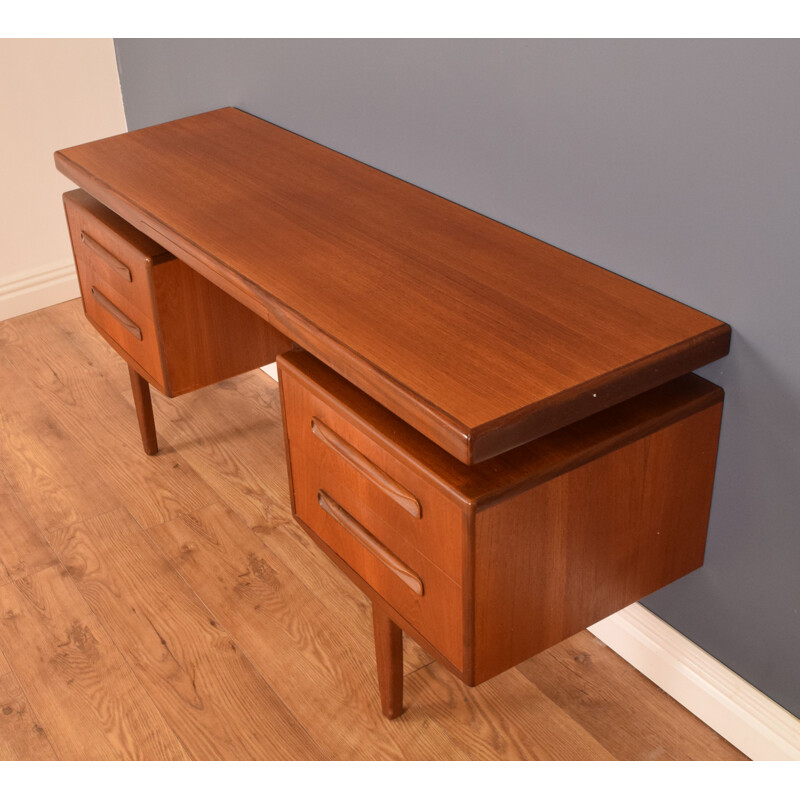 Vintage teak fresco desk floating top by Victor Wilkins for G Plan, 1960s